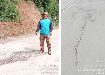 Proyek Jalan Satker Wil 4 PPK 4.3 di Kec Sidamanik Simalungun Perlu Pengawasan, Baru Selesai Diperbaiki Sudah Rusak