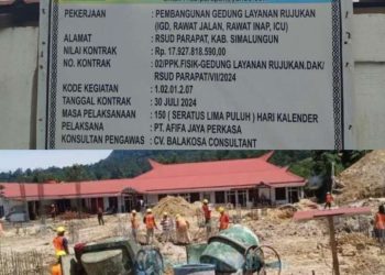 Dicopot, Henry Jimmy Sebut Proyek RSUD Parapat DAK Rp 17,9 Miliar Dukungan Ke Kepala Daerah