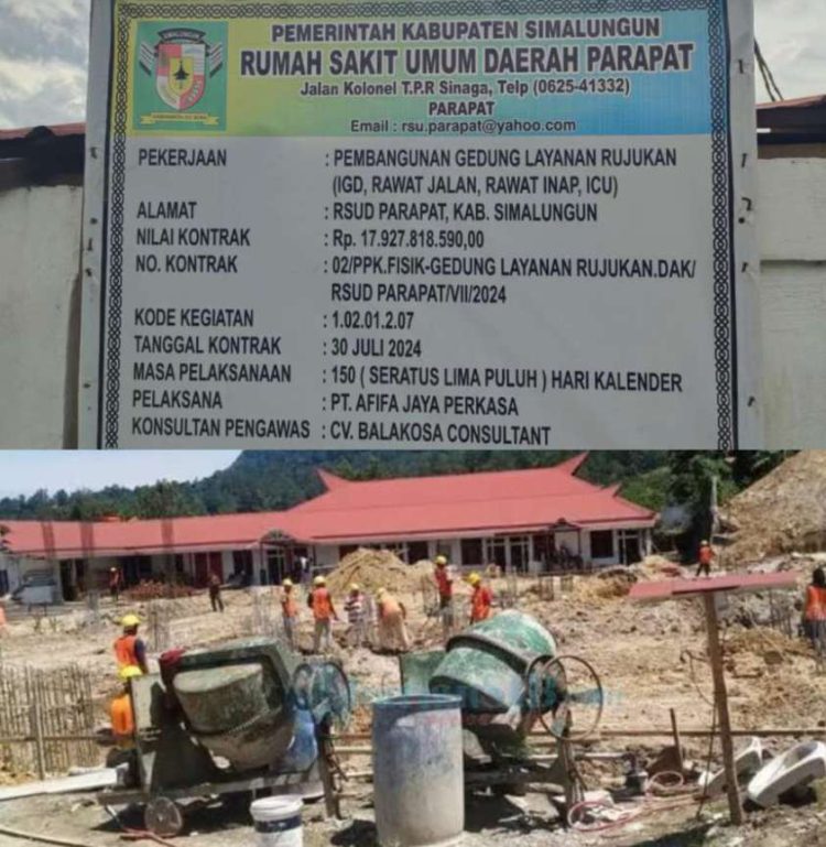 Dicopot, Henry Jimmy Sebut Proyek RSUD Parapat DAK Rp 17,9 Miliar Dukungan Ke Kepala Daerah
