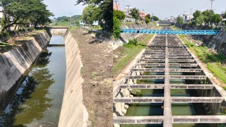 Satker OP Balai Wilayah Sungai Sumatra II Himbau Warga Jangan Buang Sampah di Kanal Sungai Deli