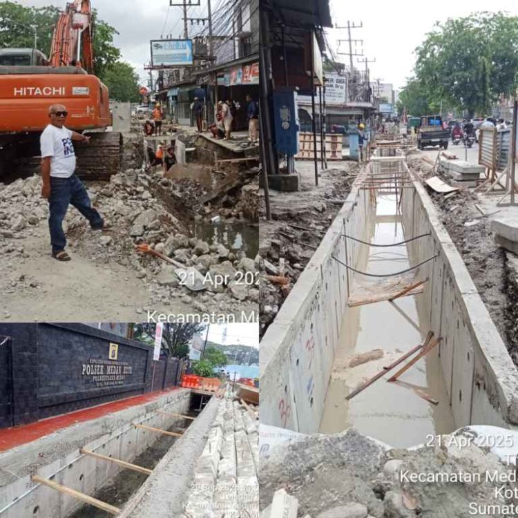 Masyarakat Aspirasi Kinerja SDABMBK dan Berterimakasih pada Wali Kota Medan atas Pembangunan Drainase Lingkungan