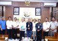 Foto bersama Kajati Sumut dengan Panitia Natal PWI Sumut 2025.