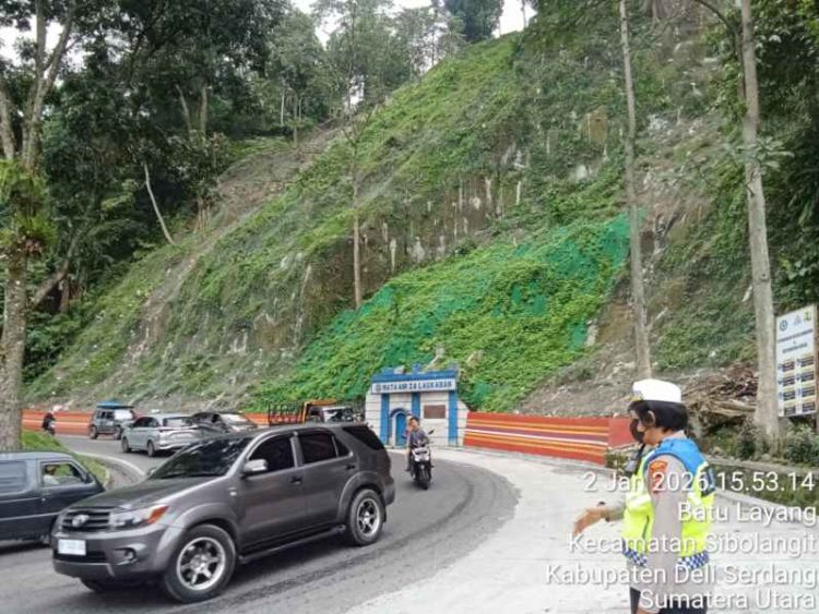 Rampung Dikerjakan, Perbaikan Jalan Nasional Sibolangit 2025 Pasca Bencana Longsor