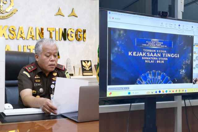 Raih Peringkat ke-2 Se-Sumut, Kejati Sumut Diapresiasi sebagai Instansi Terbaik dalam Kinerja Anggaran 2026