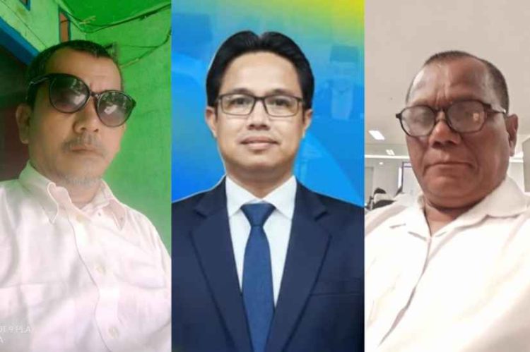 Kiri, Ketua DPD JIN Hermanto Simanjuntak SE. Tengah, Plt Kepala Dinas Sumber Daya Air dan Irigasi (PSDA) Provinsi Sumatera Utara Ir. Gibson Panjaitan, S.T., M.M . Kanan, IR Badia Tampubolon.