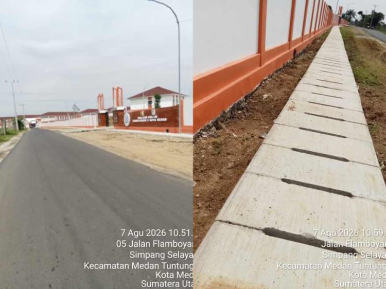 Pembangunan Sekolah Rakyat Kota Medan Didukung Perbaikan Drainase, Warga Beri Apresiasi